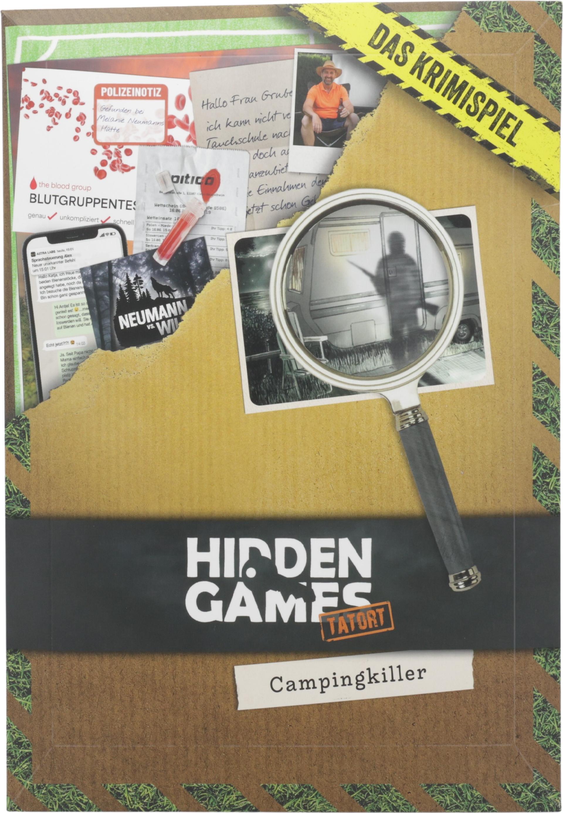 HIDDEN GAMES Krimispiel Campingkiller Deutsch (4260686490984)
