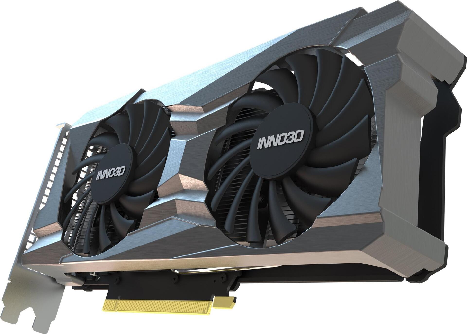 Inno3D GeForce RTX 3050 Twin X2 Grafikkarte 8 GB GDDR6 Schwarz