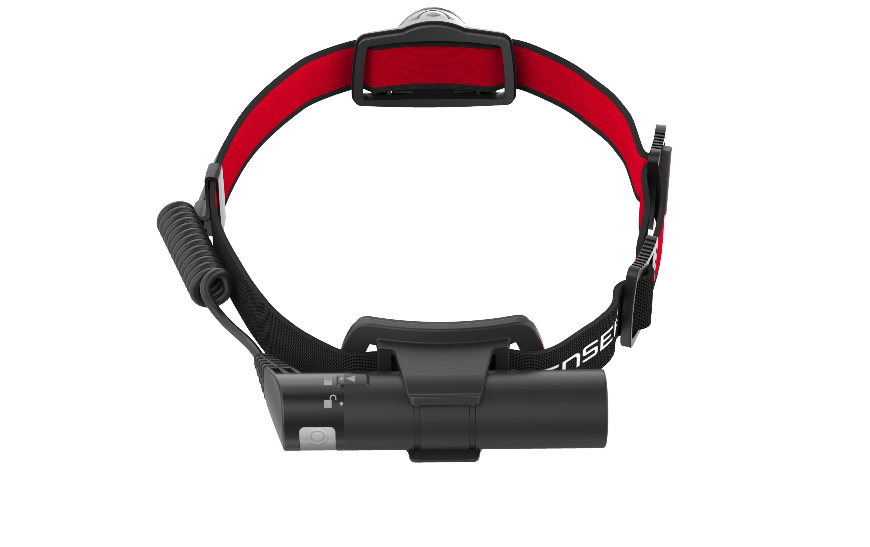 Ledlenser H Series H8R LED-Stirnlampe 600 lm wiederaufladbar Schwarz, Rot
