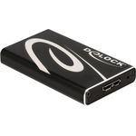 DeLOCK 42006 Speicherlaufwerksgehäuse SSD-Gehäuse Schwarz (42006)