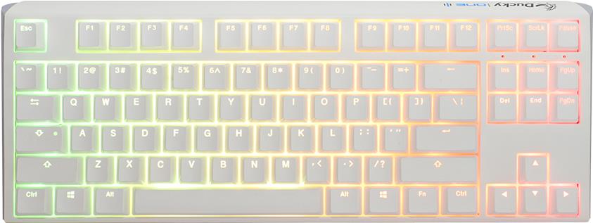 Ducky One 3 Classic Pure White TKL Gaming Tastatur, RGB LED - MX-Black (DKON2187ST-ADEPDPWWWSC1)