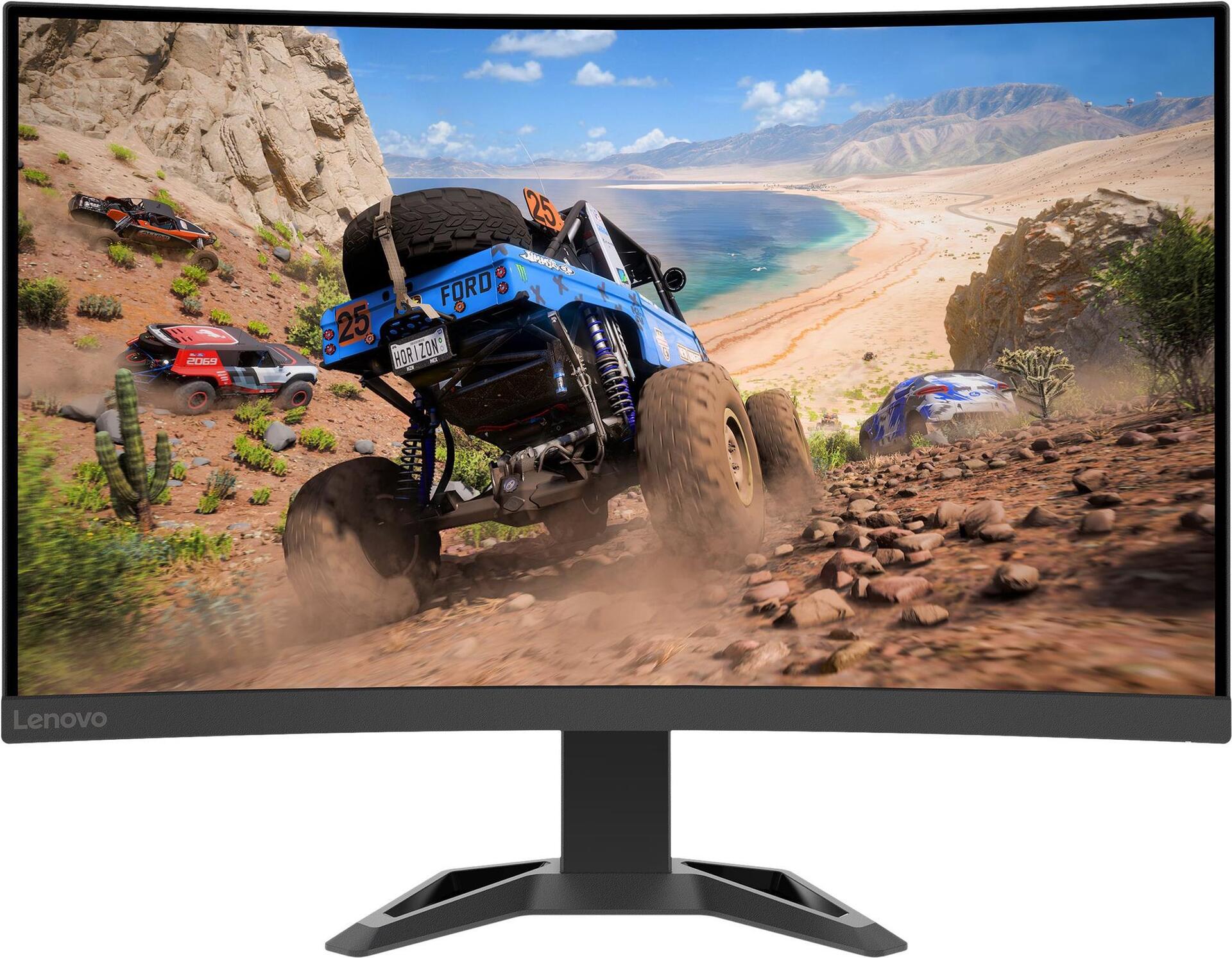 Lenovo G27qc-30 68,6 cm (27" ) 2560 x 1440 Pixel Quad HD Schwarz [Energieklasse F] (66F4GAC2EU)