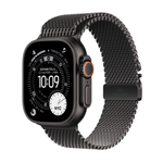 Apple Watch Ultra 3 Titanium Cellular 49mm Schwarz (Milanaise Titan schwarz) Small (MF1N4QF/A)
