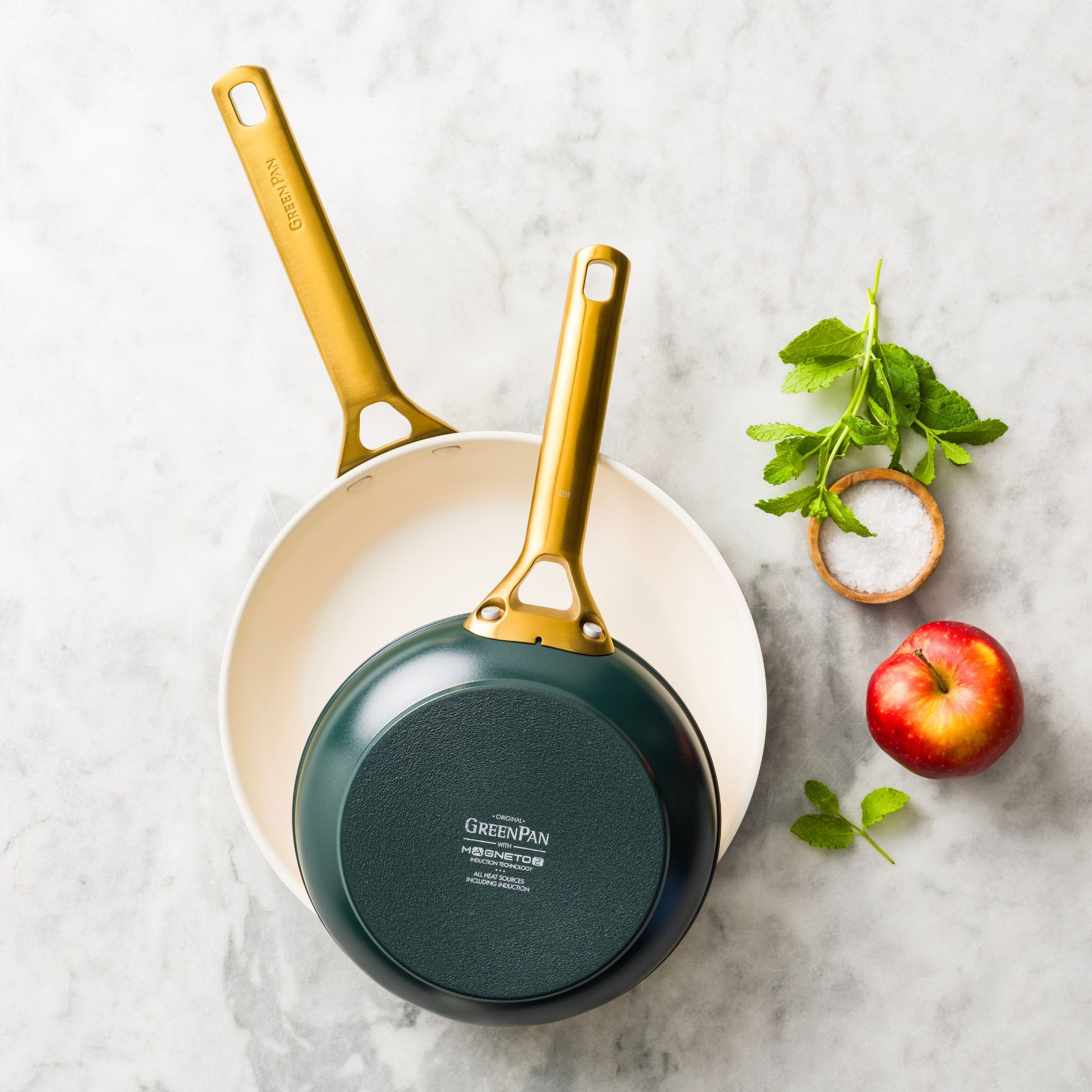 GreenPan Padova Reserve Bratpfannenset 2-teilig 20+26 cm Grün