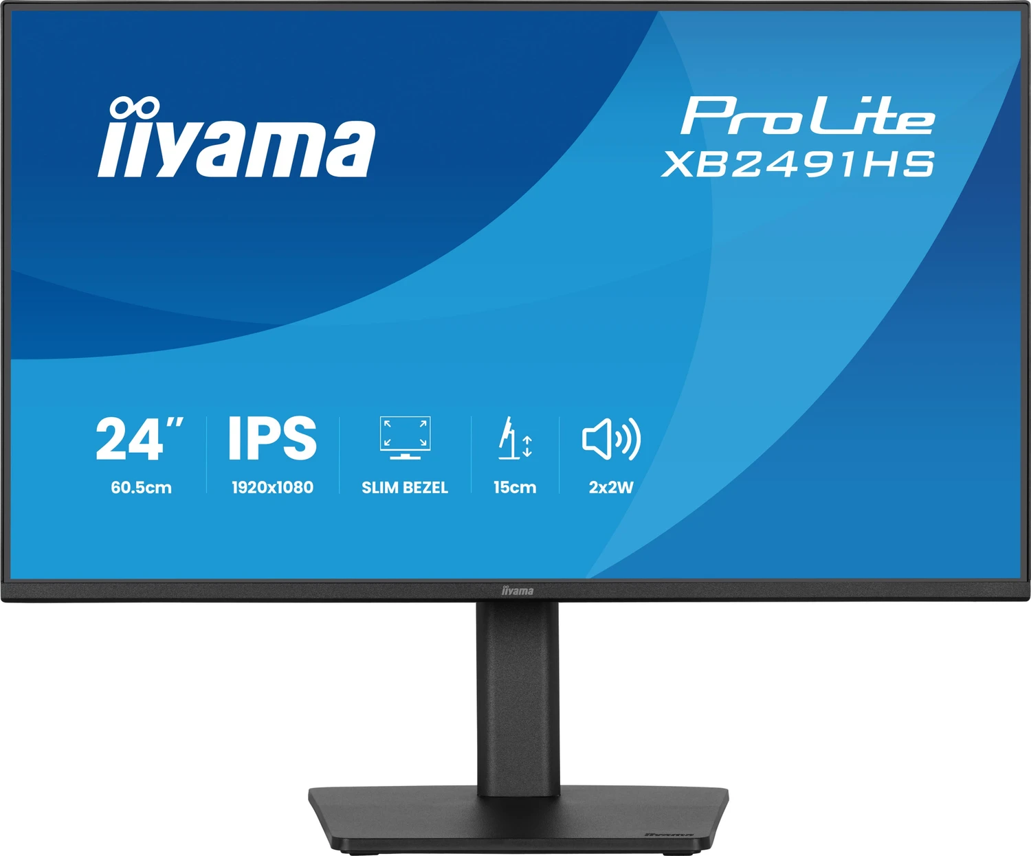 iiyama ProLite XB2491HS?B1 LED-Monitor 60,5?cm (23,8") Full HD – HDMI/DP – Schwarz