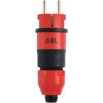 ABL 100000069 Professional Stecker SCHUKO & fr-be 2Elamid-2K rt sv IP54 Typ (100000069)