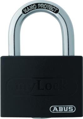 Vorhängeschl myLockT65AL/40 sw (802867)