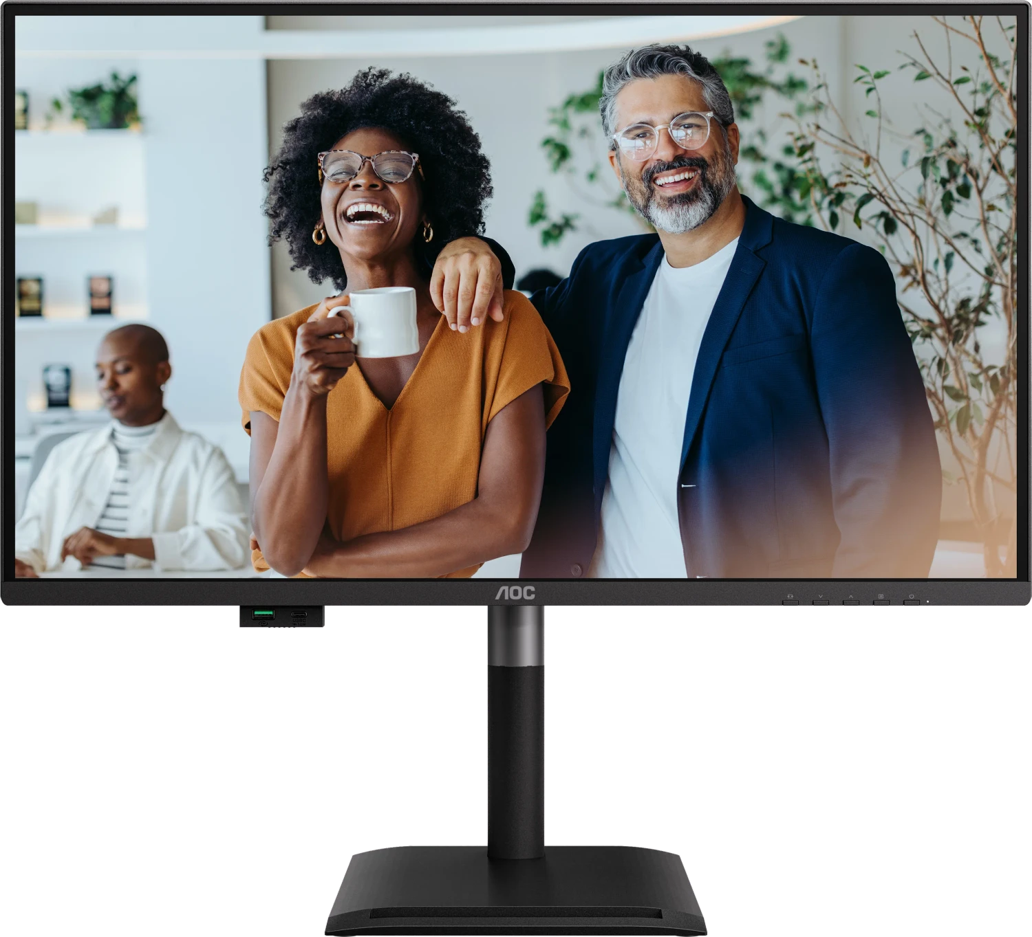 AOC Q27P4CV LED-Monitor 68,6?cm (27") QHD – HDMI/DP/USB?C/LAN – Schwarz (B-Ware)