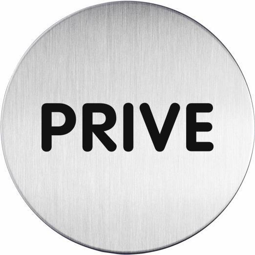 DURABLE PICTO "PRIVE" Ø 83 mm 1 ST 491268