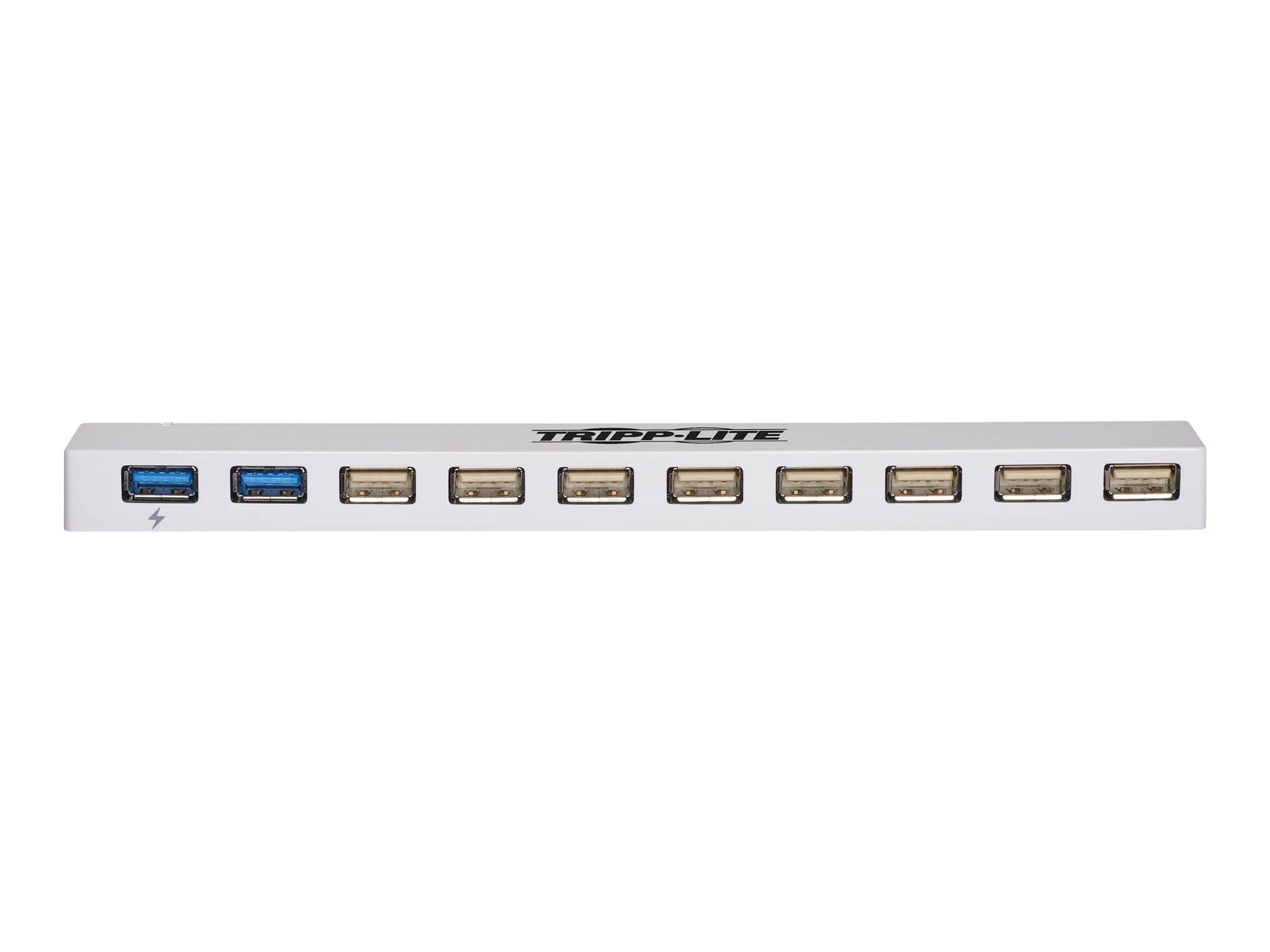 Tripp Lite U360-010C-2X3 10-Port USB-Hub 2x USB 3.0 8x USB 2.0 USB-Ladefunktion Weiß