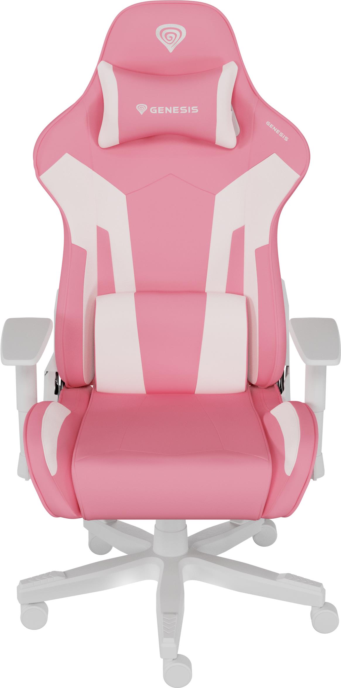 GENESIS Gaming Stuhl NITRO 710 rosa/weiß