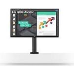 LG 27QN880-B - LED-Monitor - 68.58 cm (27") - 2560 x 1440 QHD - IPS - 350 cd/m² - 1000:1 - 5 ms - 2xHDMI, DisplayPort - Lautsprecher - Dunkelanthrazit [Energieklasse G]