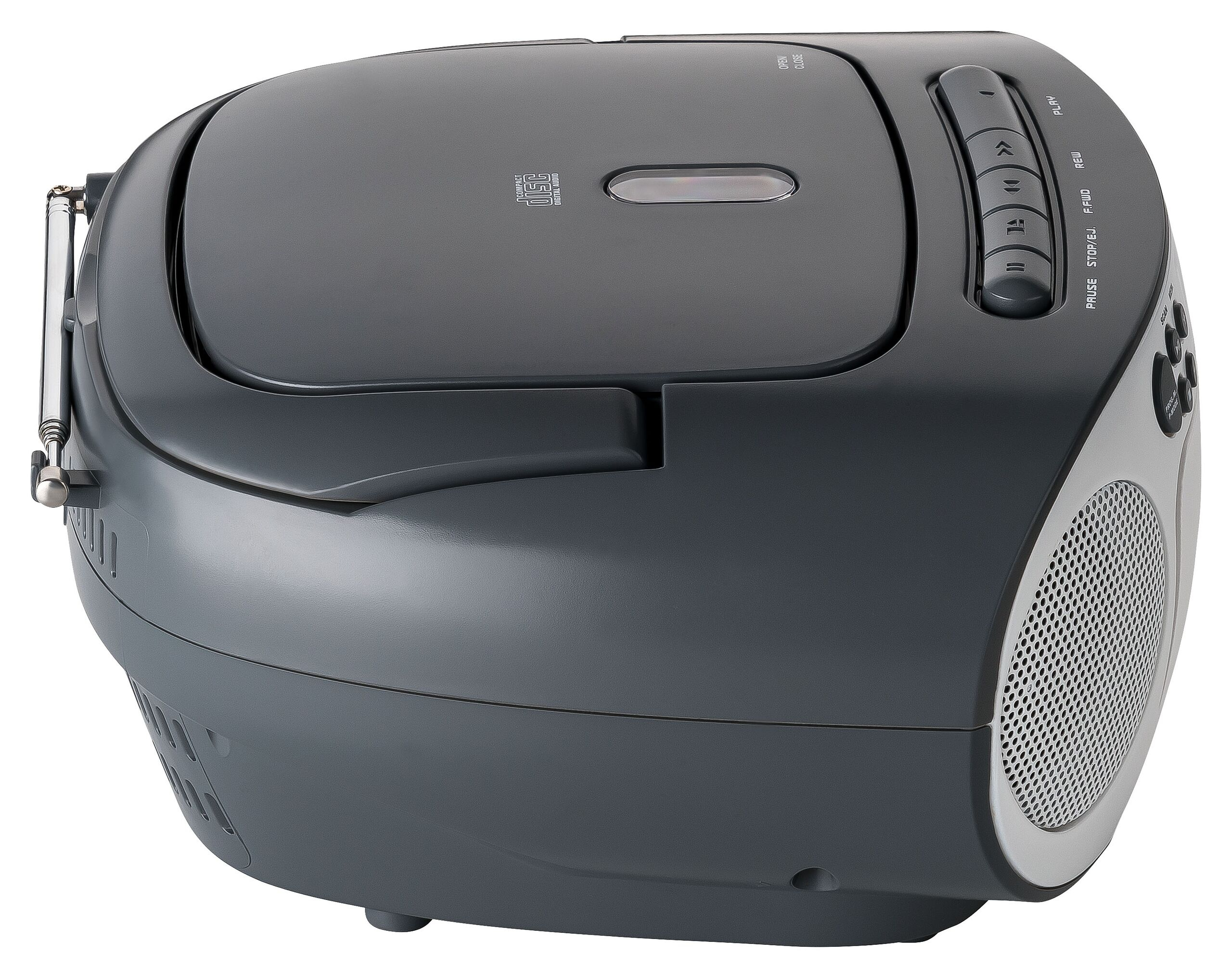 Reflexion RCR2260 Tragbarer CD-Player Grau, Weiß