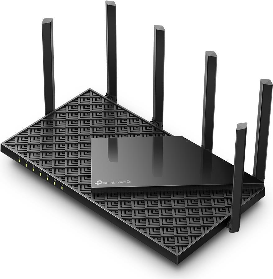 TP-Link ARCHER AXE75 WLAN-Router Gigabit Ethernet Tri-Band (2,4 GHz/5 GHz/6 GHz) Schwarz (Archer AXE75)