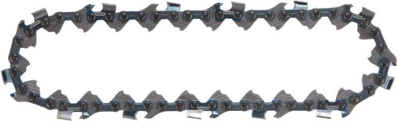 Makita 1910V6-4 Ersatz-Kette - Makita 1910V6-4 Ersatz-Kette <br><br>Sägekette 10cm 1,1mm .325"<br><br>Erhöhte Kettengeschwindigkeit<br>Sauberer Schnitt<br>Längere Akkulaufzeit durch kleine Bauart<br>Gebläute Schneider für hochwertigen Korrosionsschutz<br>Erweiterte Angaben auf den Gliedern für präzises Schärfen<br><br>Die 80TXL Sägekette bietet in Verbindung mit der passenden Sägeschiene optimale Ergebnisse auf Akku-Kettensägen. Durch Mikro-Halbmeißel können kompakte Sägen auch große Aufgaben bewältigen. Die Sägekette ist geeignet für die 80TXL Sägeschiene mit 10 cm Länge. Sie hat eine Schienennutbreite von 1,1 mm und eine 0.325"LP-Teilung. Mit den Mikro-Halbmeißeln erzeugt die Kette ein sauberes Schnittbild. Gebläute Schneider bieten einen hochwertigen Korrosionsschutz.<br><br><b>Technische Daten: </b><br>Kettenteilung: 0,80cm (0,325") (8,25 mm) · Passend für Marke (Motorsägen): Makita · Weitere technische Daten: Speed Cut<br>Treibgliederzahl: 26<br>Kettenstärke: 0.043"<br>Treibgliederstärke: 1.1 mm<br><br> (1910V6-4)