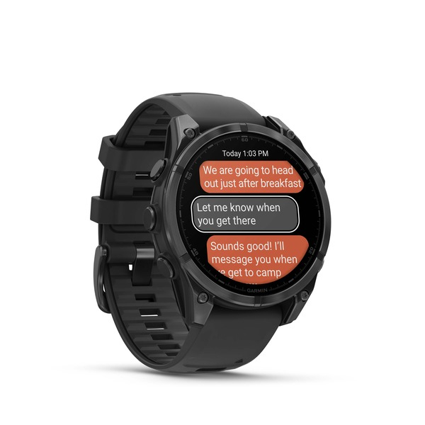 Garmin Fenix 8 47 mm AMOLED 1,4" 32 GB Schwarz/Schiefergrau