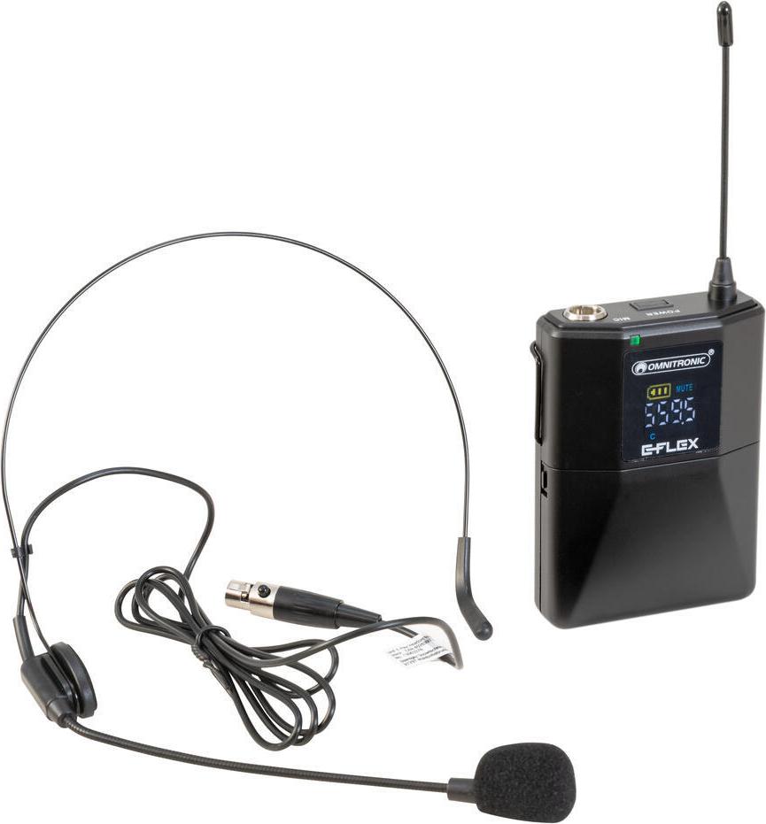 OMNITRONIC UHF E-FLEX Taschensender 559-575 MHz (13063375)