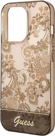 GUESS Hard Cover Porcelain Brown, für iPhone 14 Pro, GUHCP14LHGPLHC (GUHCP14LHGPLHC)