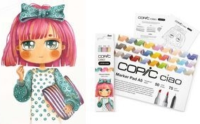 COPIC Ciao Vibrant Palette Starter Layoutmarker-Set farbsortiert 1,0 + 6,0 mm, 1 Set (220750207)