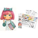 COPIC Ciao Vibrant Palette Starter Layoutmarker-Set farbsortiert 1,0 + 6,0 mm, 1 Set (220750207)