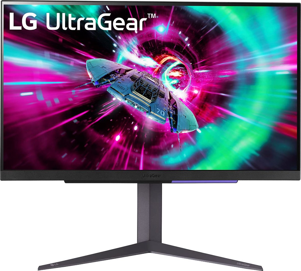 LG UltraGear 27GR93U-B LED-Monitor Gaming 68,5 cm (27") - 3840 x 2160 4K @ 144 Hz IPS 400 cd/m² 1000:1 DisplayHDR 1 ms 2xHDMI DisplayPort Schwarz [Energieklasse F] (27GR93U-B.AEU)