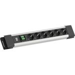 Bachmann CONNECTUS 6xCEE7/3 1xSchalter 2.0m CEE7/7 Grau (BM005905)