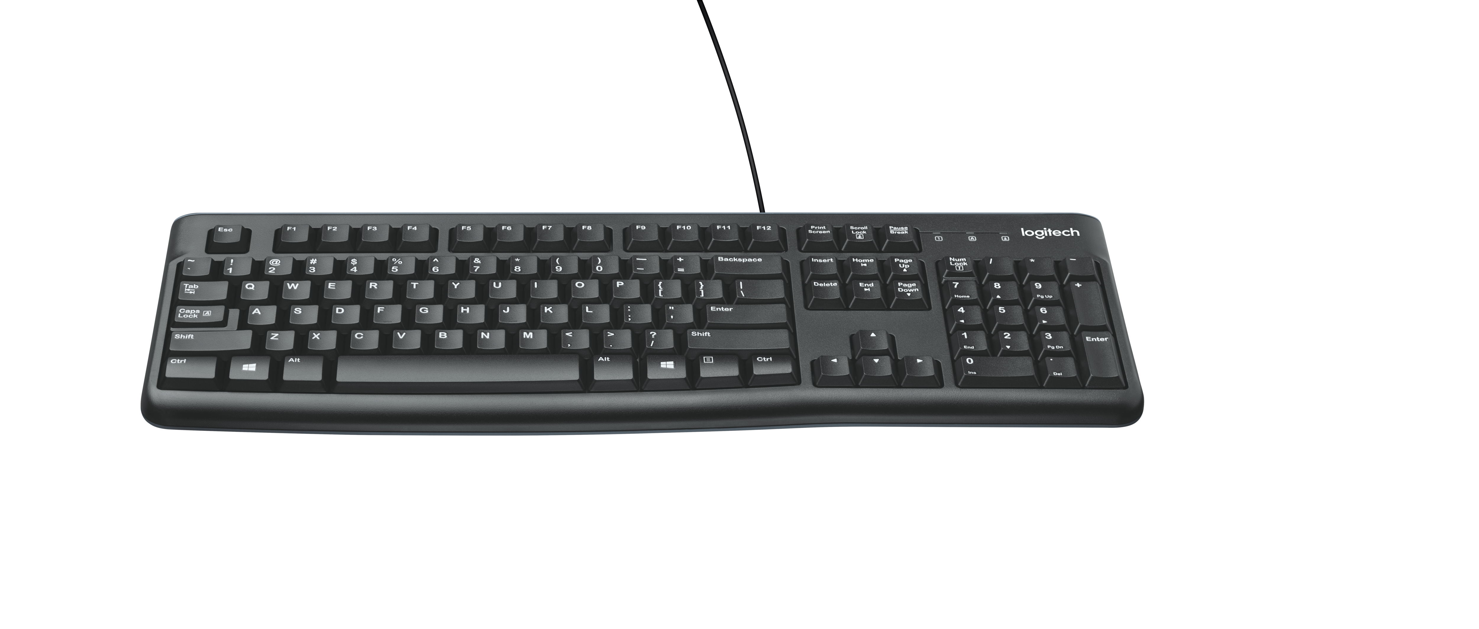 Logitech K120 for Business Tastatur USB US Layout Schwarz