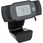 MANHATTAN USB2.0 Webcam 1080P mit integriertem Mikrofon (462006)