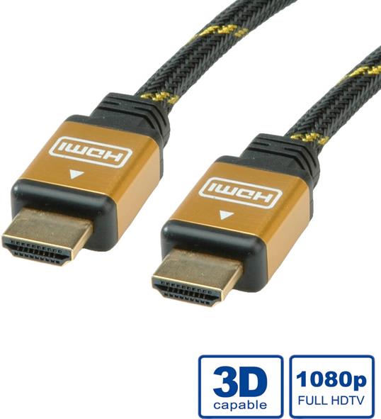 ROLINE Gold HDMI mit Ethernetkabel (11.04.5504)