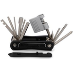 FISCHER Fahrrad-Multitool für E-Bikes, 15-teilig bestehend aus Sechskantschlüssel 2,5/3/4/5/6/8, Nippel - 1 Stück (50404)