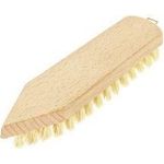 Peggy Perfect Scheuerbürste, Holz natur, spitz robuster Holzkörper, mit Aufhängeöse, Borsten aus - 1 Stück (7269)