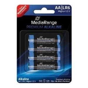 Batterie Mediarange Prem. Blister AA (Alkaline/LR06) 4S (MRBAT104)