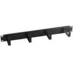 EFB-Elektronik 48,30cm (19") 1HE Kabelführungspanel, 4 Bügel, Stahl RAL9005 Hersteller: EFB Elektronik (699995TS)