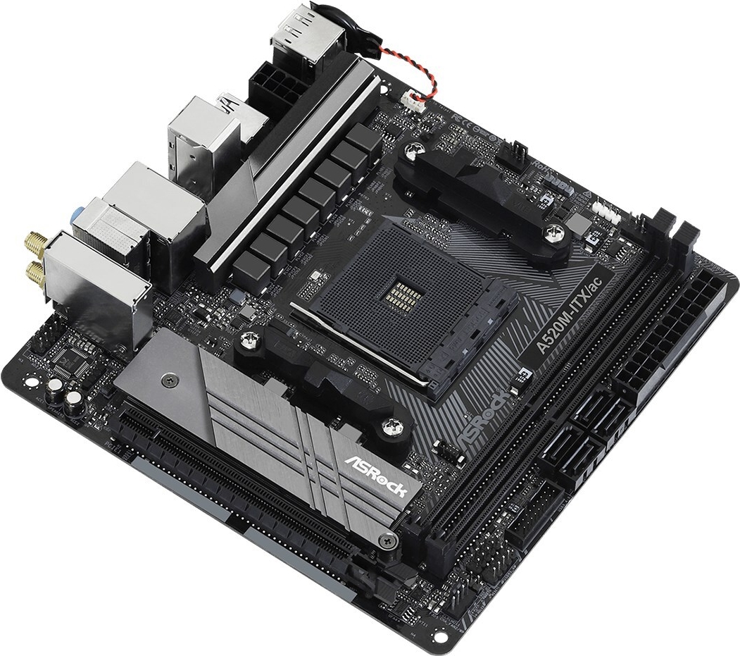 ASRock A520M-ITX/ac Mini-ITX Mainboard Socket AM4 AMD A520