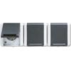 JUNG Schuko-Steckdose 3-fach 8230W WG800 IP44 waagr.Mont. 5 Leit-E. 8230W (8230W)