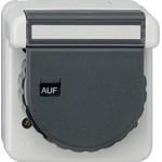 GIRA 044031 Steckdose CEE 7/3 Grau (044031)