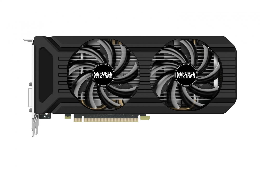 Palit GeForce GTX 1080 Dual 8 GB GDDR5X Grafikkarte Schwarz