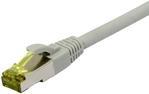Patchkabel RJ45, CAT6A 500Mhz, 0,25m, grau, S-STP(S/FTP), TPE/LSZH(Ultraflex), AWG26, mitCat.7 Rohkabel, Synergy 21 (S217601)