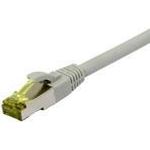 Patchkabel RJ45, CAT6A 500Mhz, 0,25m, grau, S-STP(S/FTP), TPE/LSZH(Ultraflex), AWG26, mitCat.7 Rohkabel, Synergy 21 (S217601)