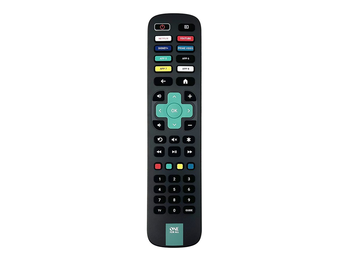 One for All URC 4923 Fernbedienung für Roku TV Schwarz