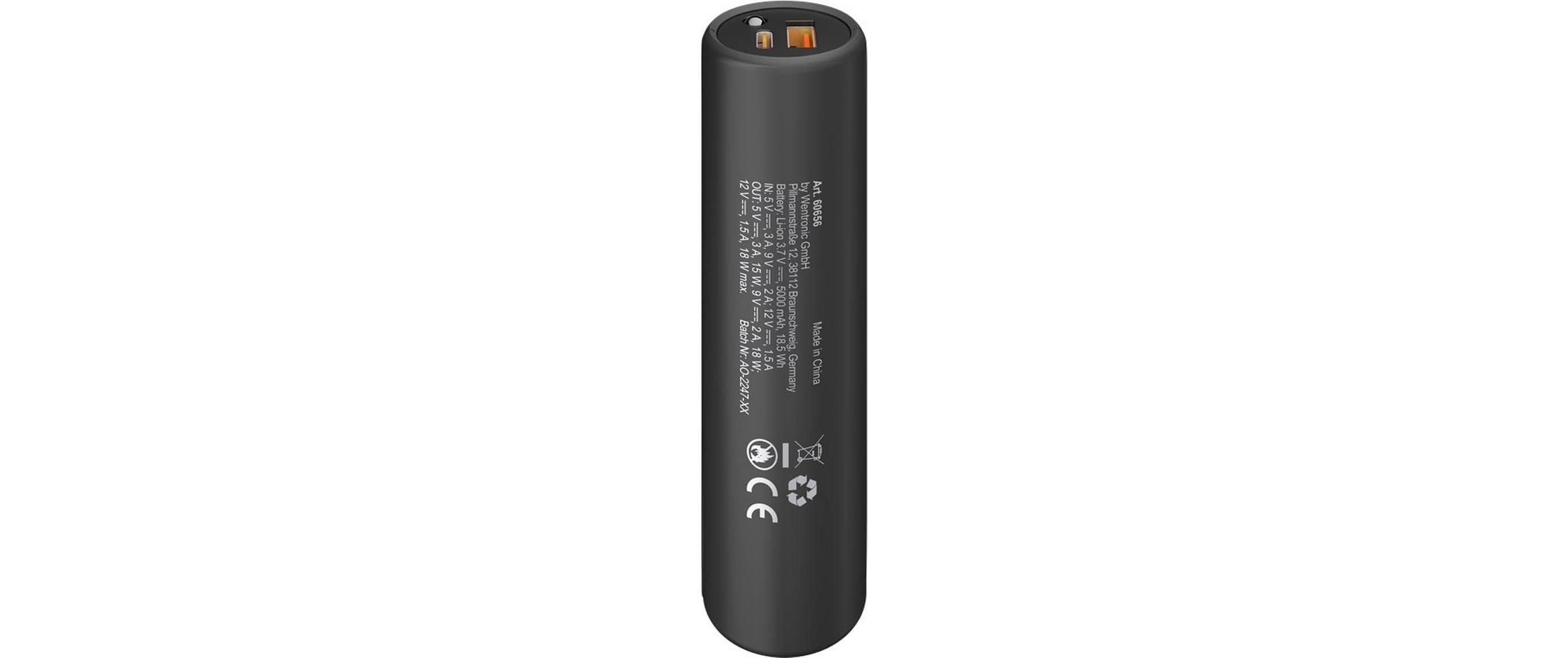 Goobay Bike-Powerbank 5.0 5000 mAh 18 W Schwarz