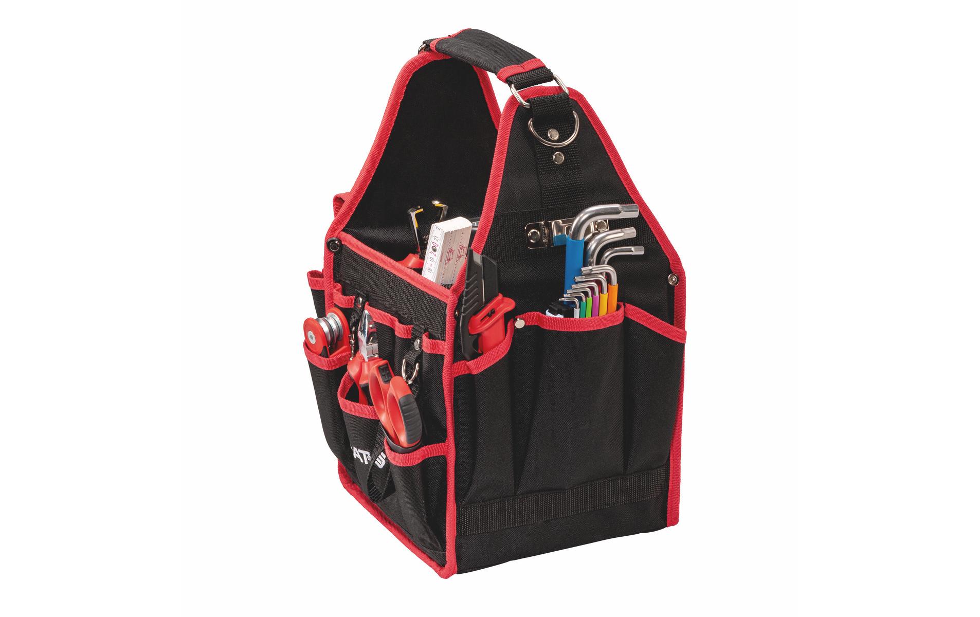 PARAT BASIC Tool Softbag S Werkzeugtasche unbestückt Nylon 215 x 235 x 400 mm Schwarz/Rot