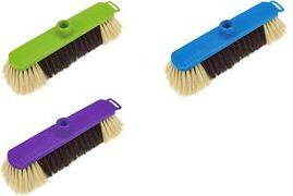 Peggy Perfect Besen, Kunststoff, Breite: 275 mm, sortiert Kunststoffkörper, Kunsthaarborste, für den Innenbereich - 1 Stück (2389)