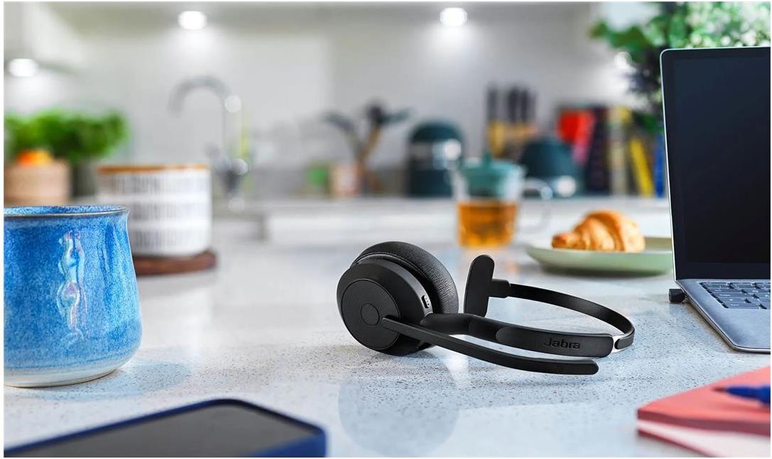 Jabra Evolve2 55 UC Mono On-Ear Headset Kabellos ANC USB-C Bluetooth Schwarz