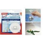 tesa Powerstrips Deckenhaken, weiß, Haltekraft: max. 0,5 kg mehrfach wiederverwendbar, zum Befestigen dekorativen (58029-00020-00)
