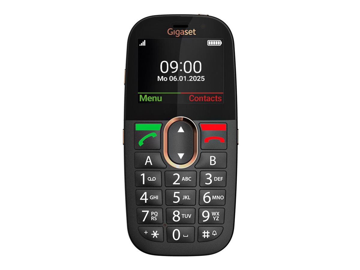Gigaset GL695 4G Feature Phone Dual-SIM 2,31" Schwarz