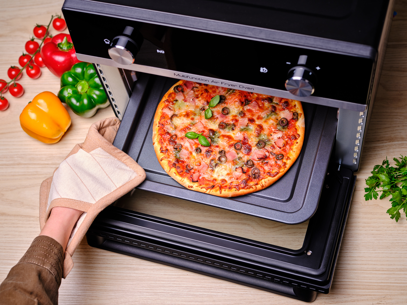 Tefal Easy Fry Air Fryer Oven FW605810 20L Schwarz/Silber