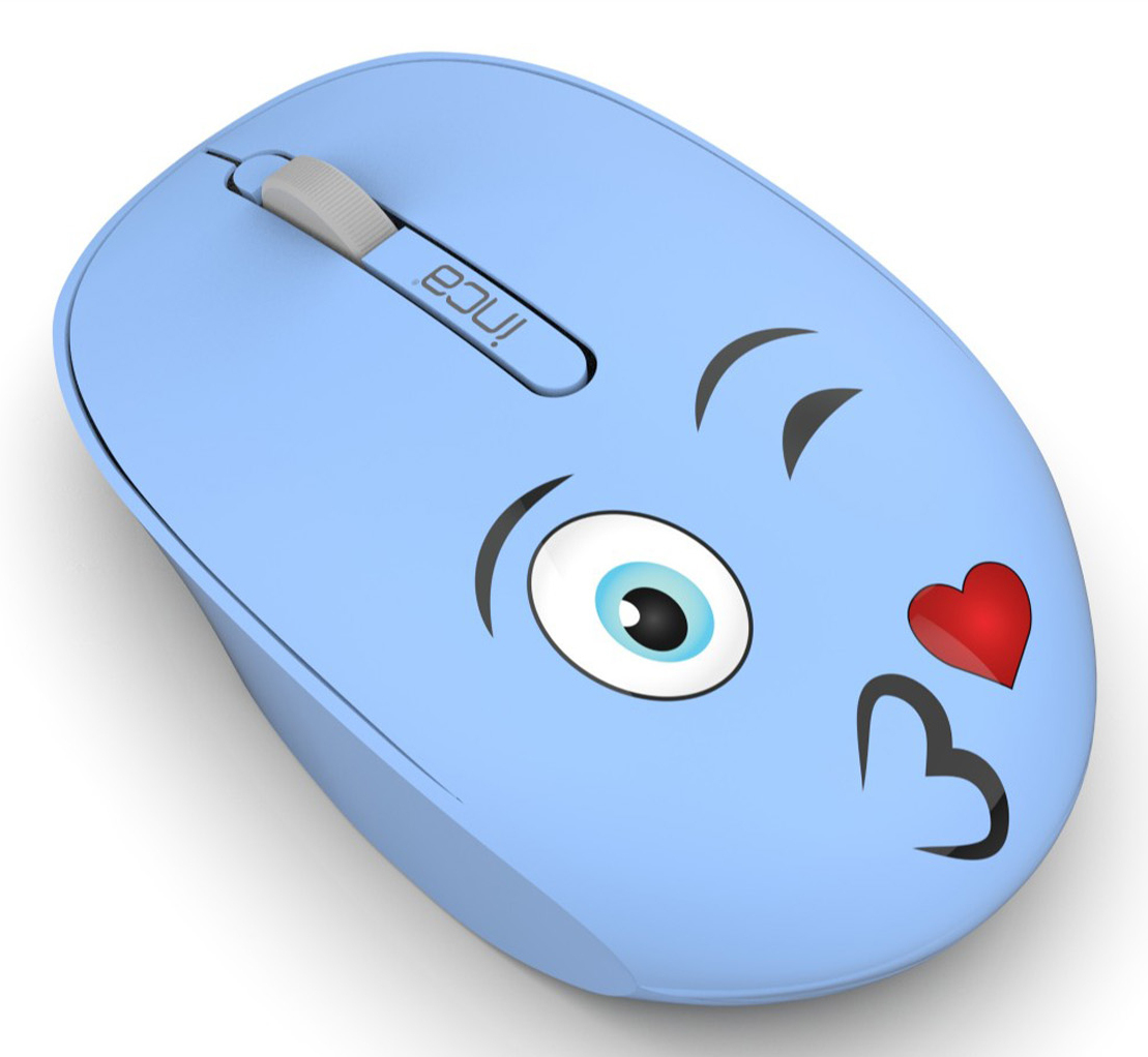 INCA IWM-245RM Kabellose Maus 1200 DPI 3 Tasten RF Wireless Blau