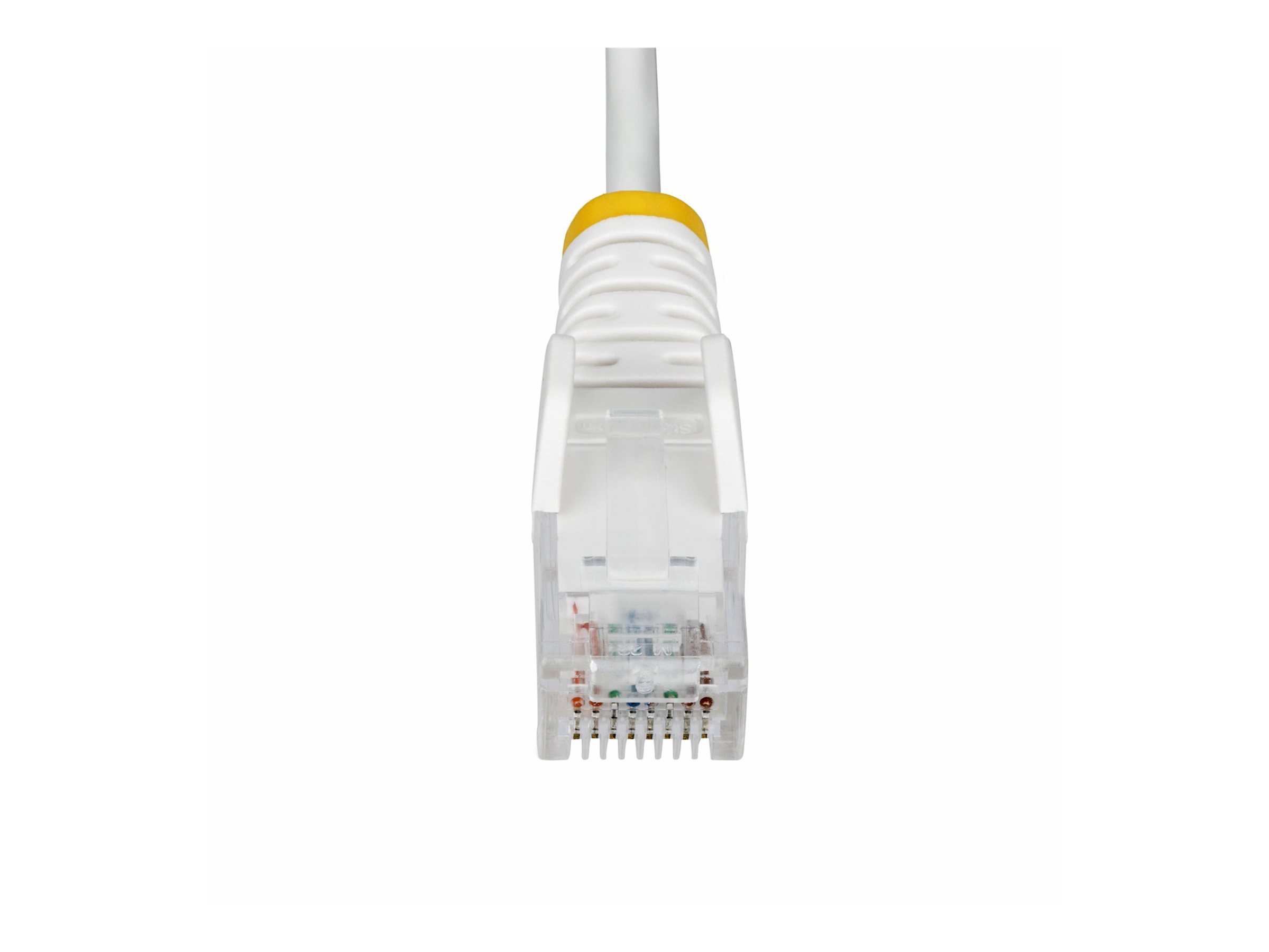 StarTech.com Slim CAT6 Ethernet-Kabel 3 m, RJ-45, UTP, 28 AWG, LSZH, Snagless, Weiß