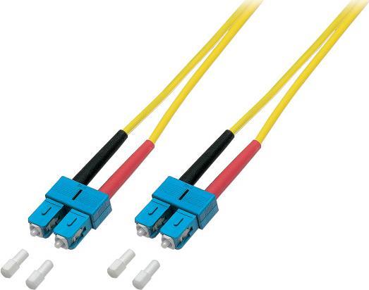 EFB-Elektronik Duplex Jumper SC-SC 9/125µ, OS2, LSZH, gelb, 3.0mm, 0,5m Hersteller: EFB Elektronik (O2513.0,5)